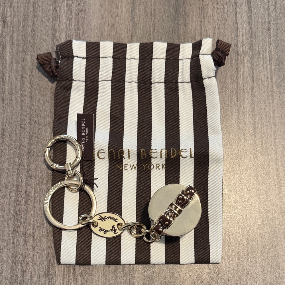NWT Vintage Henri Bendel Milliner Hat Box Keychain/ Bag Charm
